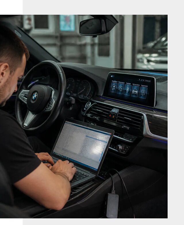Русификация мультимедиа BMW для авто под ключ в Добрянке