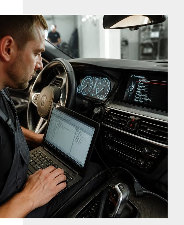 Русификация приборной панели BMW для авто в Добрянке от компании