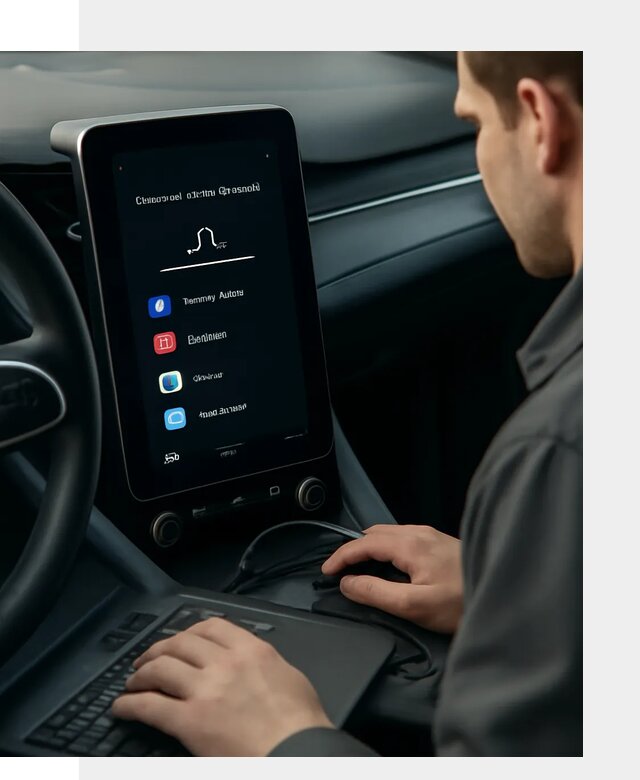 Установка приложений Lynk Co на автомобиль в Добрянке
