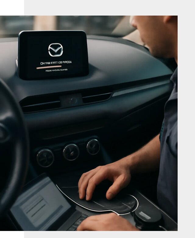 Установка приложений Mazda на мультимедийную систему в Добрянке